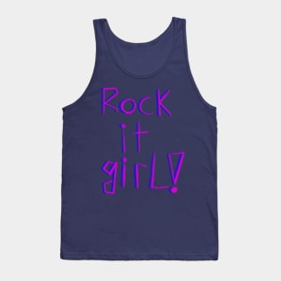 rock it girl ! Tank Top